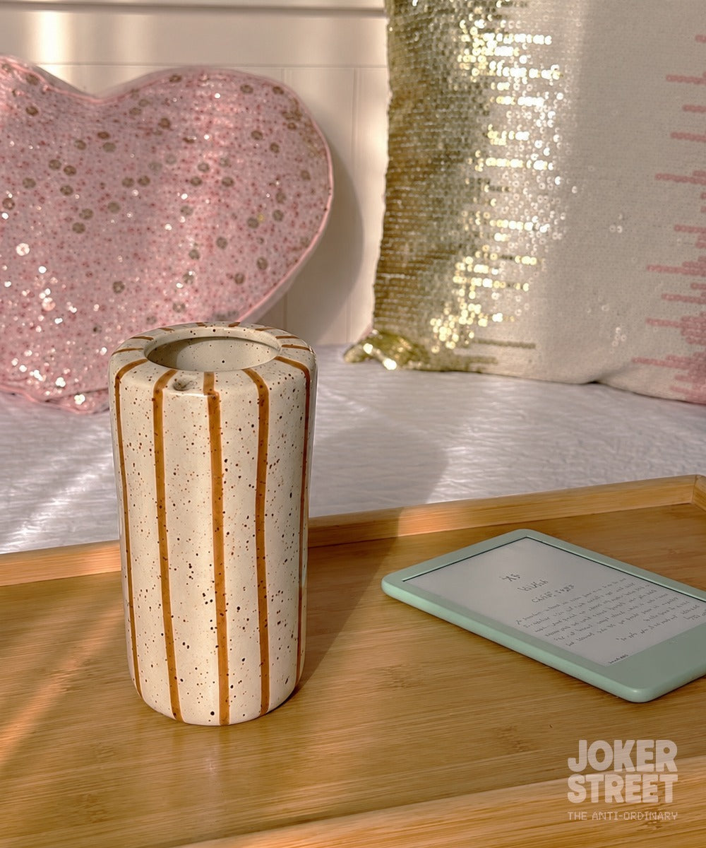 Caramel Drip Ceramic Tumbler